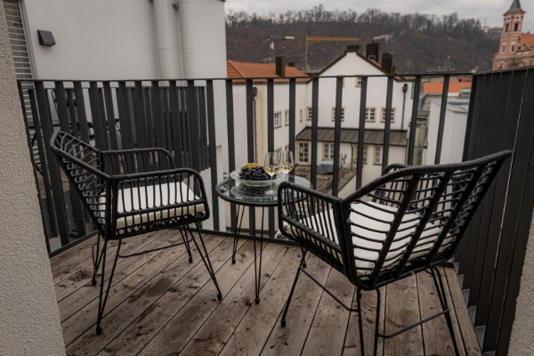 Balkon - Ferienwohnung Altstadt Passau - für fünf Gäste