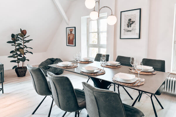 Essbereich für 6 Personen - Apartment Lörrach