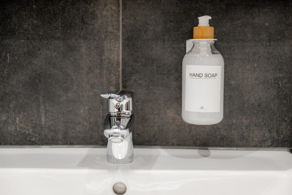 Bad inklusive Handtücher, Seife, Duschgel und Shampoo
