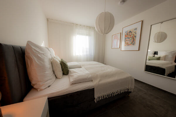Bedroom tasteful and stylish