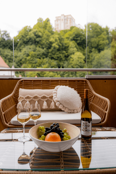 Glazed balcony with great view - Apartment Passau