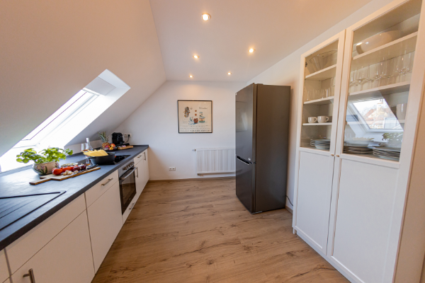vollausgestattete Küche - Designer Apartment in Landshut